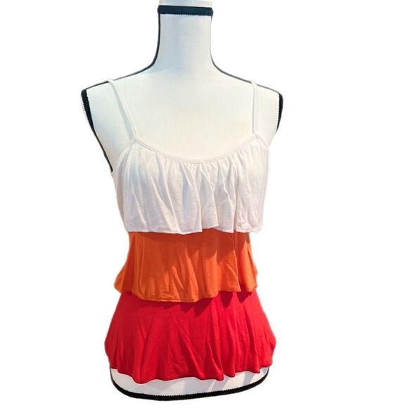 Color Block  Tiered Top - Picture 1 of 9